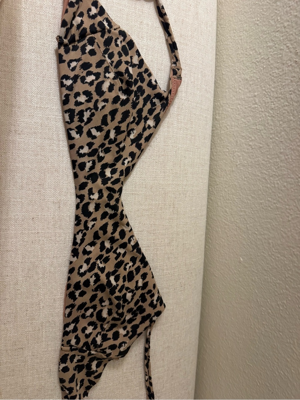 Aerie Leopard Print Bikini Top